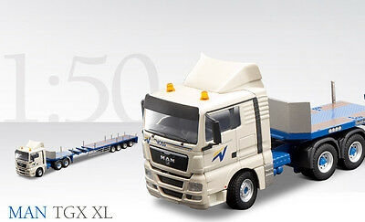 Conrad 70140 MAN TGX XL 3-Axle Tractor w/Goldhofer Semi Trailer