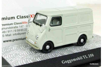 PREMIUM 11100 GOGGGOMOBIL TL 250 DIECAST MODEL VAN IN GREY