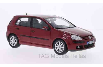 VW Golf V, dark red Welly  12548RED