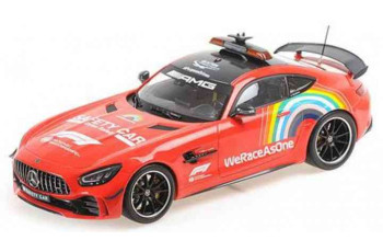 MINICHAMPS Mercedes AMG GTR 2020 Safety Car FORMULA 1 Muggelo GP 2020 1000 GP for FERRARI edition