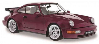 SOLIDO Porsche 911 964 Turbo Sternrubin 1991 Dark red