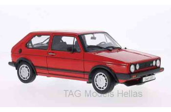 WELLY 1983 VOLKSWAGEN GOLF 1 GTI RED 1/18  18039W-RD