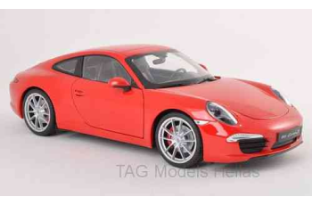 Porsche 911 (991) Carrera S red  Welly  18047RED