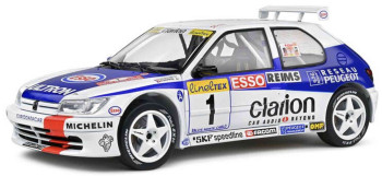 SOLIDO Peugeot 306 MAXI No1 DELECOUR/SAUVAGE RALLY MONTE CARLO 1996  1808305