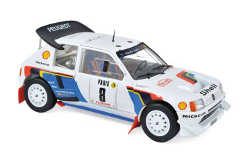 PEUGEOT 205 T16 N 8 5th RALLY MONTECARLO 1985 B.SABY - J.F.FAUCHILLE WHITE  NOREV  184862