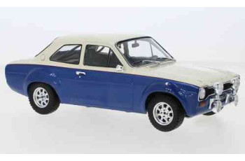 Ford Escort MK1 RS 1600 white with metallic blue 1974  IXO  18CMC124