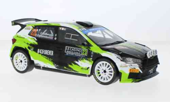 Skoda Fabia Rally2, Rallye WM, Rally Monte Carlo 2023 No23  IXO 18RMC155A