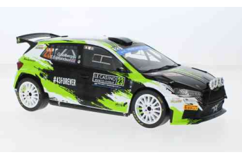 Skoda Fabia Rally2, Rallye WM, Rally Monte Carlo 2023 No23  IXO 18RMC155A