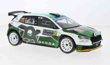 Skoda Fabia Rally2, Rallye WM, Rally Monte Carlo 2023 No24  IXO  18RMC155B