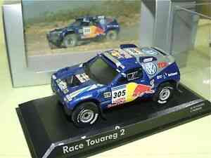 VW TOUAREG 2 N°305 PARIS DAKAR 2006 G. DE VILLIERS NOREV 1:43  3052006