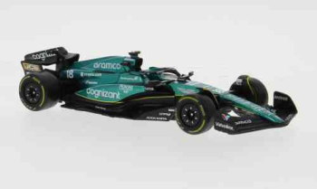 Burago, Aston Martin AMR23, Formel 1, 2023, Aston Martin Aramco Cognizant F1 Team, Cognizant, No18, 1/43