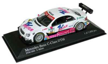 MINICHAMPS MERCEDES BENZ - C-CLASS CLK AMG TEAM TV SPIELFILM DTM 2006N 17 S.MUCKE