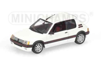 MINICHAMPS PEUGEOT 205 GTI – 1990 – WHITE