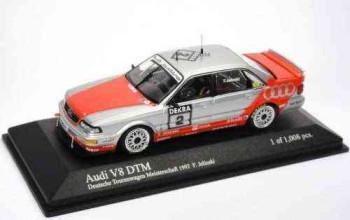 1:43 Audi V8 Evolution DTM 1992 AZR No 2 Frank Jackson Minichamps 400921402