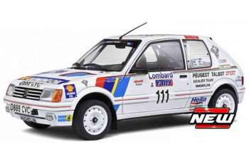 SOLIDO Peugeot 205 GTI #111 McRAE/RINGER LOMBARD RAC RALLY 1988