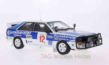 SUNSTAR AUDI QUATTRO A2 No. 12 RADIO CONSULTANT SAFARI RALLYE F.WITTMAN/P.DIEKMANN