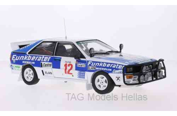 SUNSTAR AUDI QUATTRO A2 No. 12 RADIO CONSULTANT SAFARI RALLYE F.WITTMAN/P.DIEKMANN