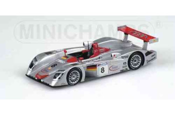 MINICHAMPS AUDI R8S AUDI SPORT TEAM JOEST RACINGWINNER 24H LE MANS 2000 BIELA KRISTENSENPIRRO