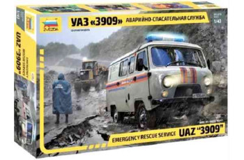 UAZ 3909 EMRGENCY  ZVEZDA  43002