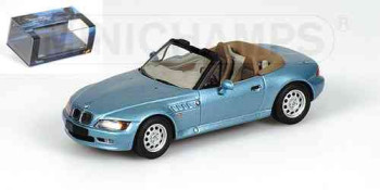 MINICHAMPS 1/43 436024330 BMW Z3 BLUE 007 GOLDEN EYE 