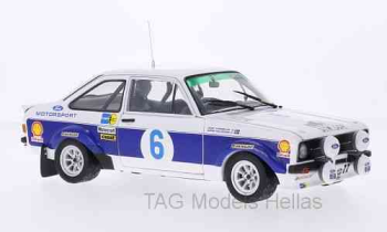 SunStar 1/18 Ford Escort RS1800 #6 B.Waldegård/H.Thorszelius Winner Acropolis Rally 1977