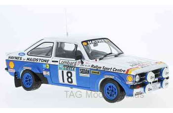 Ford Escort MK II RS 1800, RHD, No.18, Rallye WM, RAC Rallye, J.Taylor/P.Short, 1980  SUNSTAR  4496R