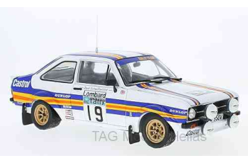 Ford Escort MK II RS 1800, No.19, Rothmans, Rallye WM, RAC Rallye, mit Decals, T.Mäkinen/M.Holmes, 1980  SUNSTAR  4497