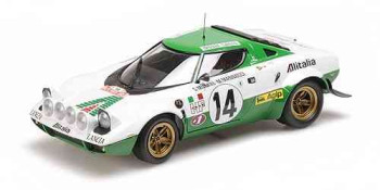 LANCIA STRATOS #14 LANCIA MUNARI/MANNUCCI WINNERS RALLYE MONTE CARLO 1975  MINICHAMPS  155751714