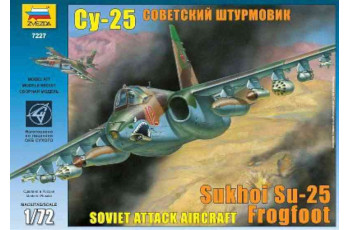 Zvezda 7227 1 72 Soviet Attack Aircraft Su-25 Frogfoot