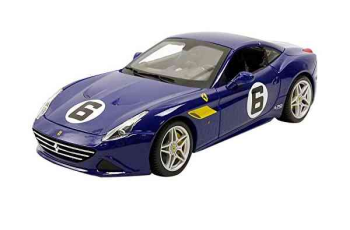 Burago Ferrari California T Sunoco No6 70th Anniversary Blue 