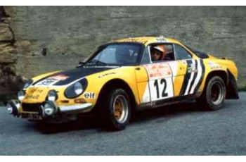 TROFEU ALPINE RENAULT A110  San Remo 75Nicolas / Laverne