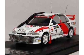 HPI Mitsubishi Lancer Evo IIISafari Rally Kenya 1996#7 flag Mäkinen Tommi - flag Harjanne Seppo