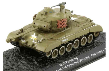 ATLAS M26 Pershing 33rd Armored Regiment 3rd Armored Division 1945