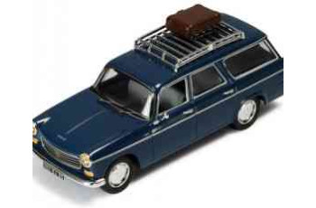 ΙΧΟ Peugeot 404 Break 1966 Dark Blue with roof rack 