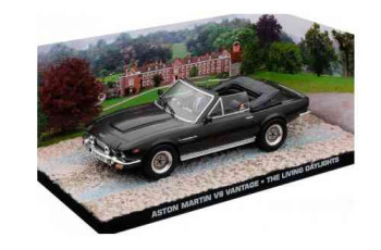 Aston Martin V8 Vantage Convertible from James Bond in Metallic Grey (1:43 scale ATLAS DY02