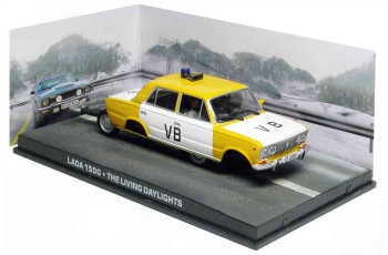 LADA 1500 POLICE CAR JAMES BOND 'THE LIVING DAYLIGHT' 1987 ATLAS DY026