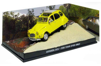 Citroen 2CV "For Your Eyes Only" James Bond 1:43 ATLAS DY04