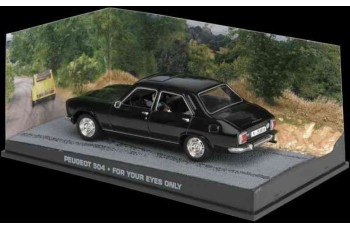 PEUGEOT 504 For Your Eyes Only 1981 Black ATLAS DY083