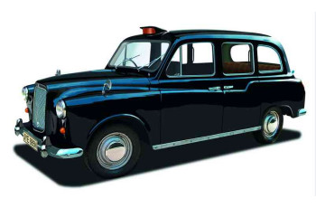 AUSTIN FX4 TAXI 1975 JAMES BOND 'OCTOPUSSY'  ATLAS  DY114