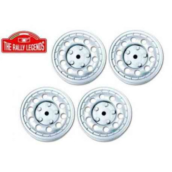 Lancia 037 type magnesium silver rim set (4)