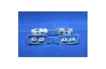 Chrome cups light set Fiat 131