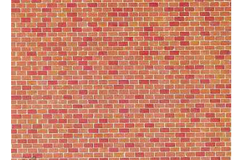 Faller Wall card, Red brick HO