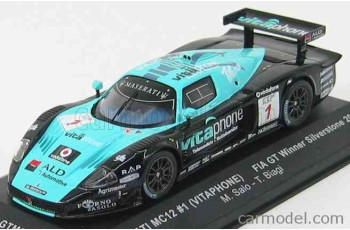 ΙΧO MASERATI - MC12 N 1 VITAPHONE FIA GT WINNER SILVERSTONE 2007 M.SALO - T.BIAGI