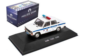 Lada 2106 (VAZ) RUSSIA 1976 - POLICE CAR COLLECTION  ATLAS  KW09