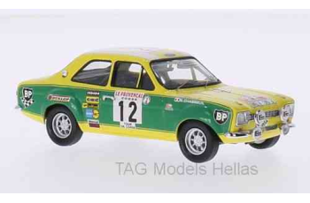 TROFEU Ford Escort RS 1600. Tour de Corse 1973. #12 Chasseuil -Baron