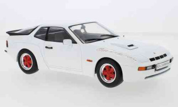 Porsche 924 Carrera GT white with red wheel rim 1981  