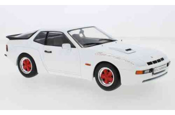 Porsche 924 Carrera GT white with red wheel rim 1981  