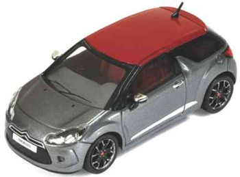 ΙΧΟ CITROEN DS3 2011 GREY METALLIC WITH ROOF RED 