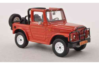 NEO MODELS Suzuki LJ80, rot-orange,open canopy with fender