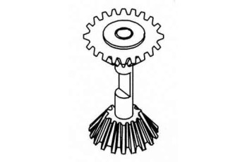 Diff Bevel Gear Set with Shaft